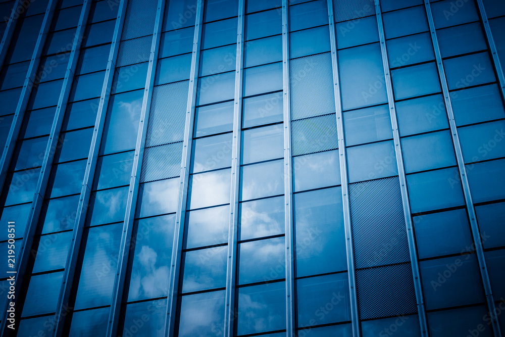 Close-Up of Modern Office Buildings in city of China. Close-Up of Modern Office Buildings in city of China.