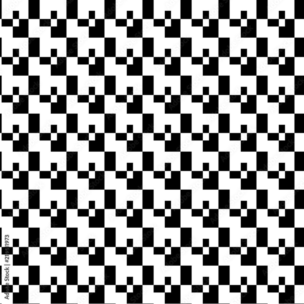 Geometric seamless pattern. Black and white illustration. Modern minimal design. Geometric seamless pattern. Black and white illustration. Modern minimal design.