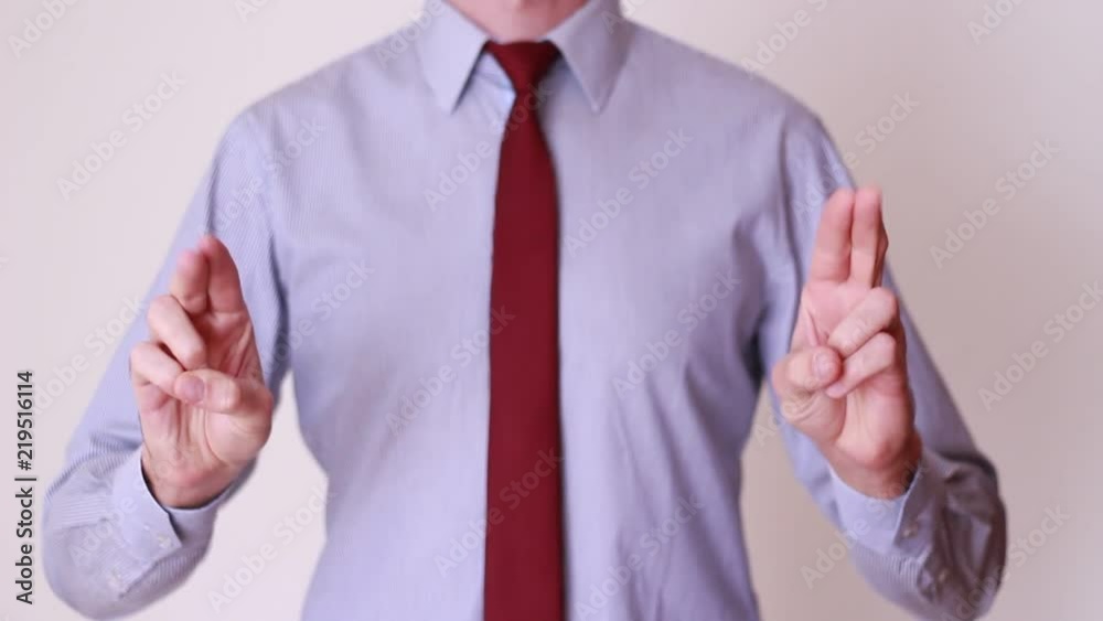 Quotation marks gesture Quotation marks gesture