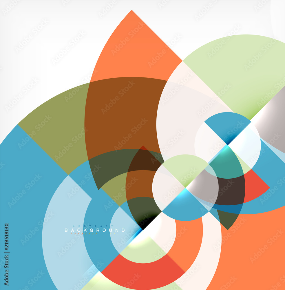 Obraz premium Modern circle abstract background