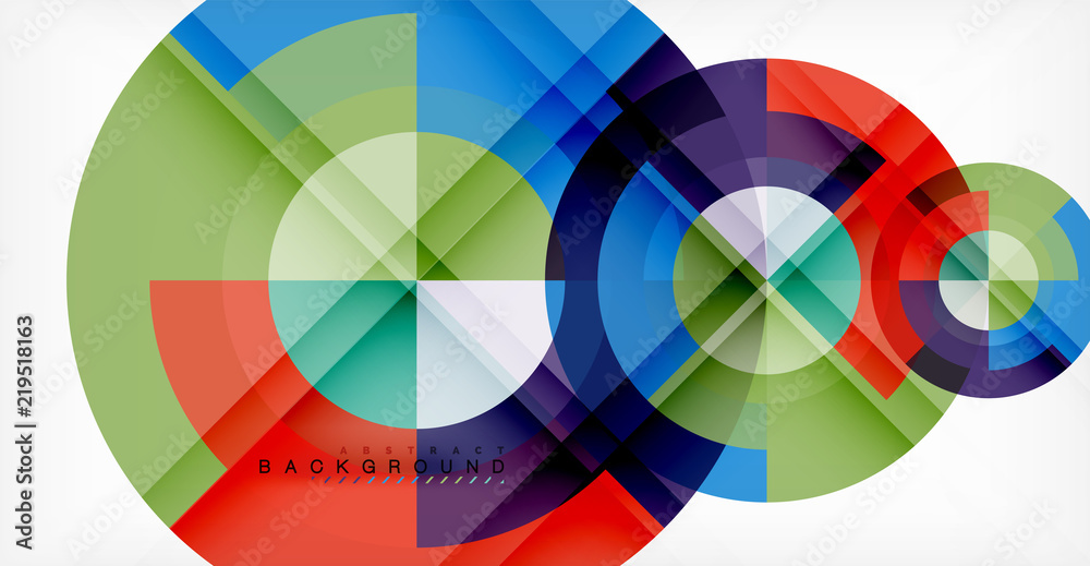 Vector circle abstract background Vector circle abstract background