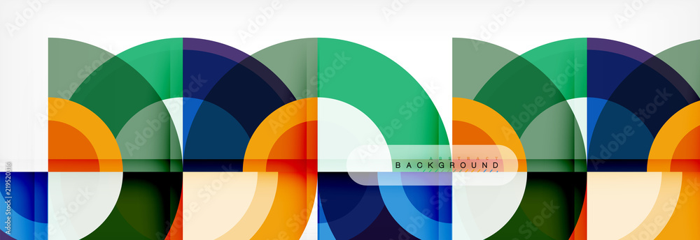 Vector circular geometric abstract background Vector circular geometric abstract background