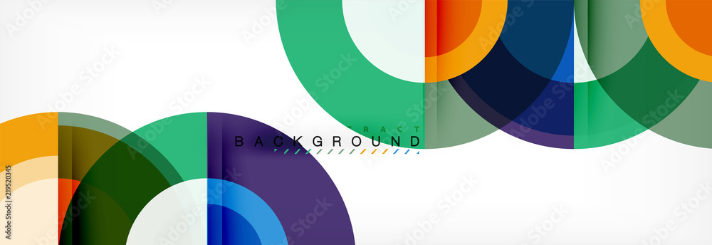 Vector circular geometric abstract background Vector circular geometric abstract background