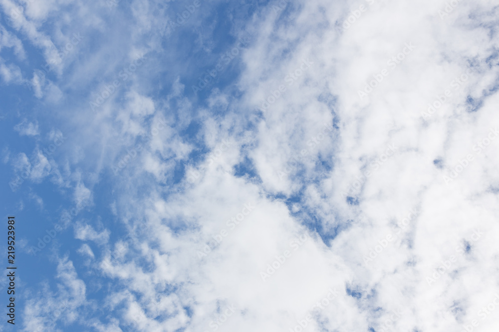 blue sky with clouds