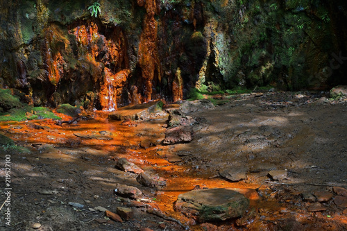 source d’eau ferrugineuse minérale