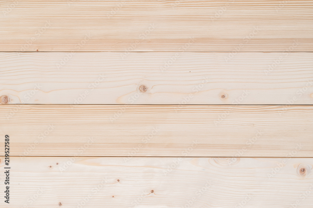 Naklejka premium White pine wood texture woodgrain detail horizontal pattern background