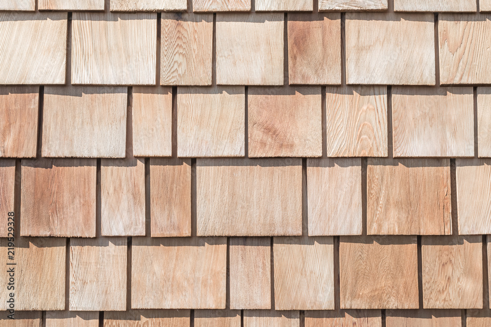 Shingle red cedar wooden shake wood siding row roof panel made of larch conifer tree Shingle red cedar wooden shake wood siding row roof panel made of larch conifer tree