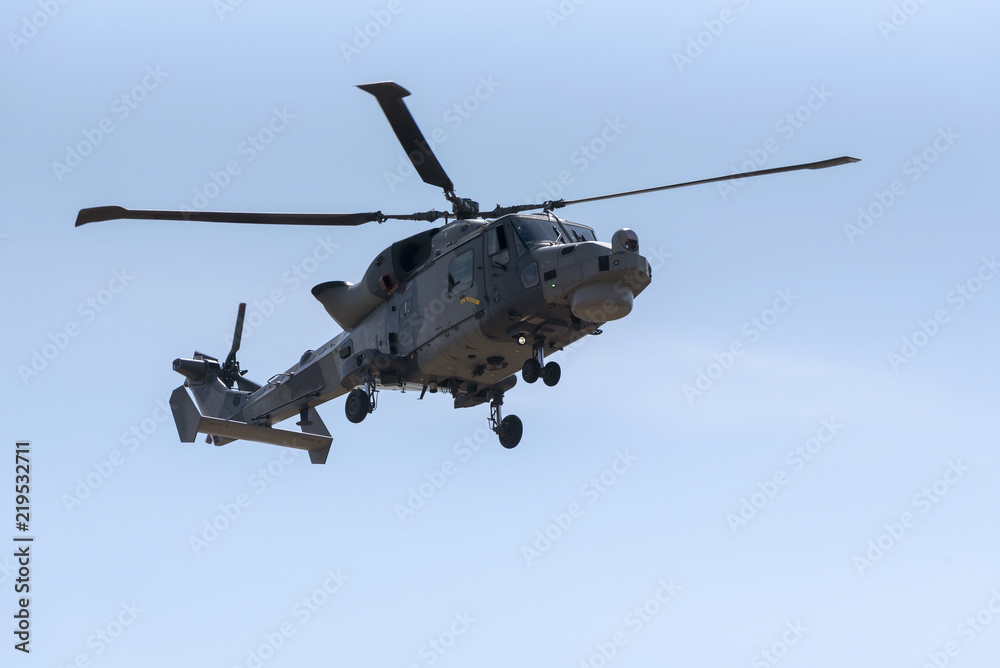 Fototapeta premium Military helecopter in flight