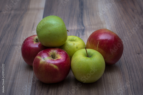 Tasty autumn apples 