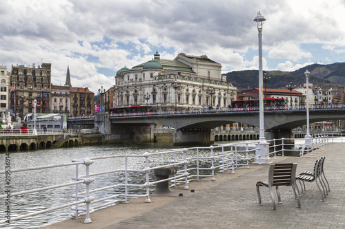Bilbao, main city of Biscay, Spain.