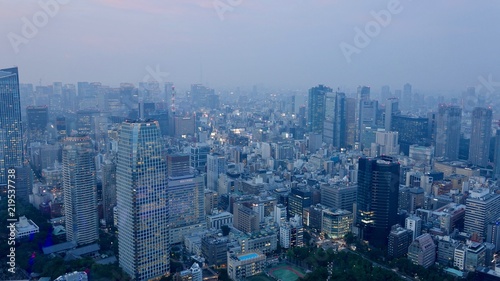 Tokyo   Tokio Stadt  bersicht  Megametropole von oben