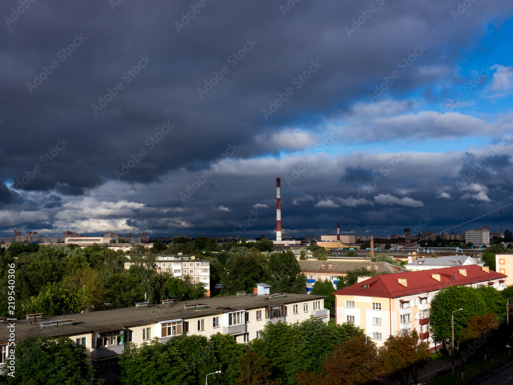 Obraz premium The Factory chimneys.