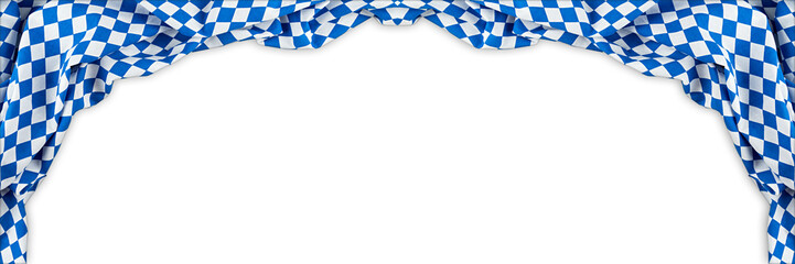 bavaria flag oktoberfest empty isolated wide panorama banner background with copy space bavarian german germany culture festival concept