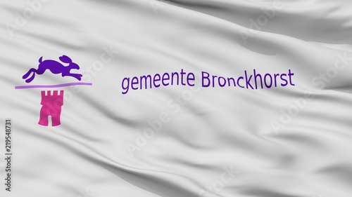 Bronckhorst City Flag, Country Netherlands, Closeup View photo