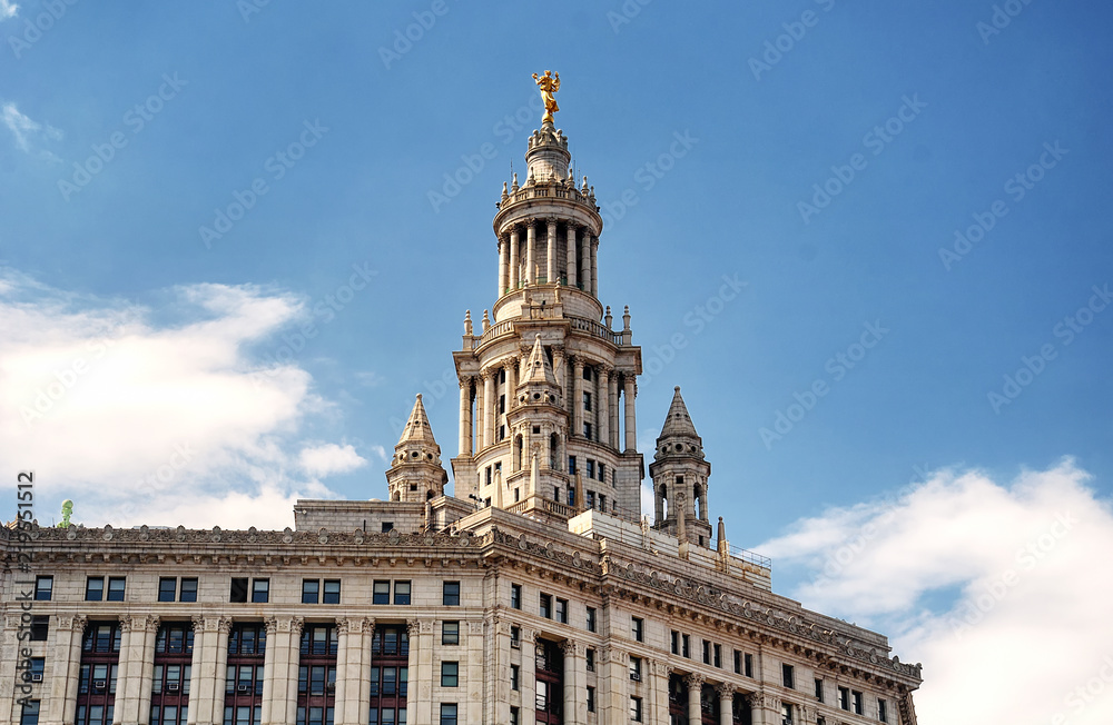 Obraz premium Manhattan Municipal building new york city