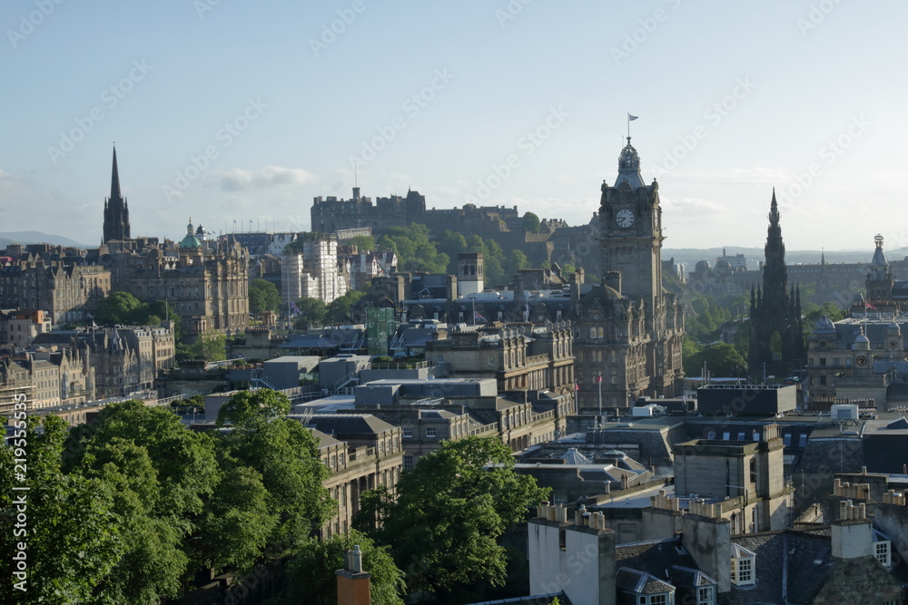 Cityscape of Edinburgh, Scotland