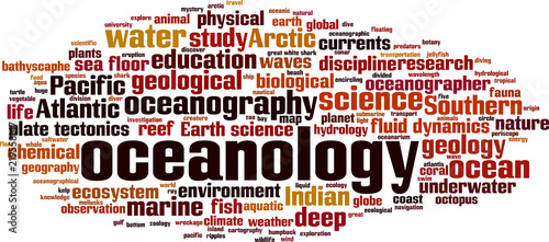 Oceanology word cloud