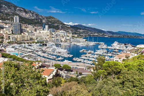 Port Hercules in Monaco is the only deep-water port in Monaco and can contain enough anchorage for up to 700 vessels. © Alan Smithers