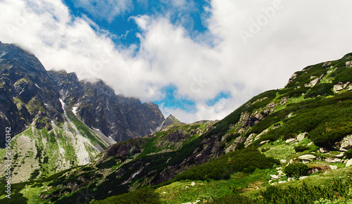 High tatras mountains Slovakia Mountain panoramic landscape