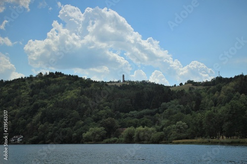 observation tower above orlik and kamyk