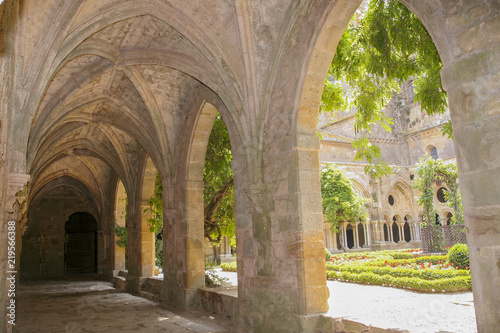 06/15/2018 Fontfroide France.Fontfroide Cistercian abbey in south of France