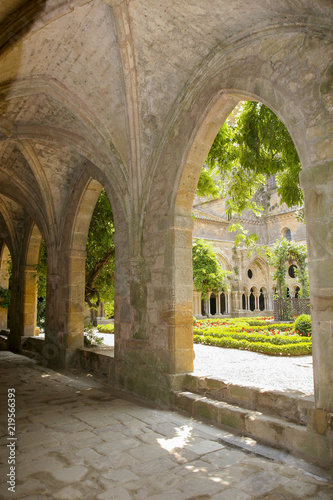 06 15 2018 Fontfroide France.Fontfroide Cistercian abbey in south of France