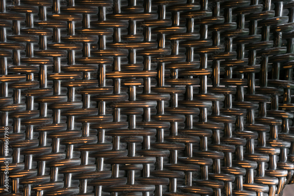 Brown wicker texture for background.