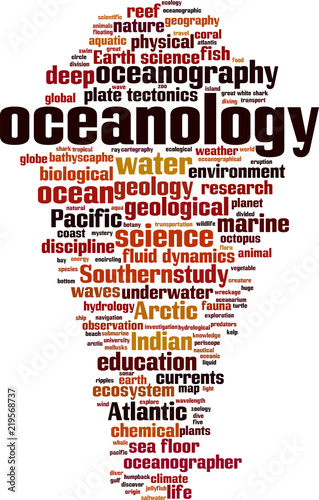 Oceanology word cloud