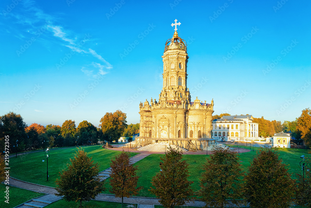 Obraz premium Russian Church in Dubrovitsy in Podolsk city Moscow Russia
