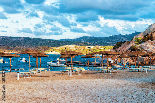 Morning at Capriccioli in Costa Smeralda Sardinia island Italy