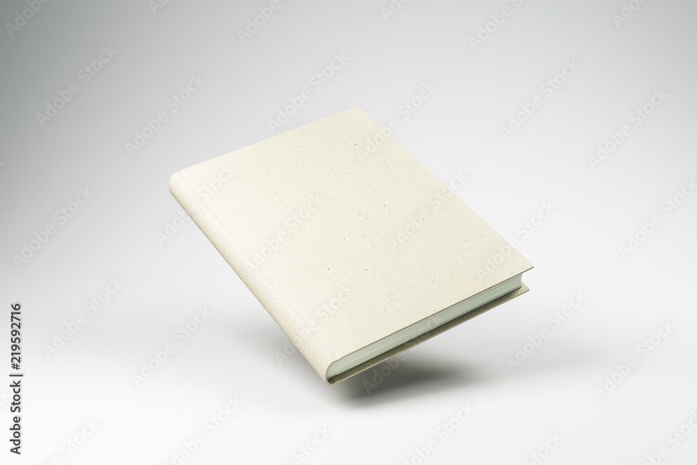 Empty white book Empty white book