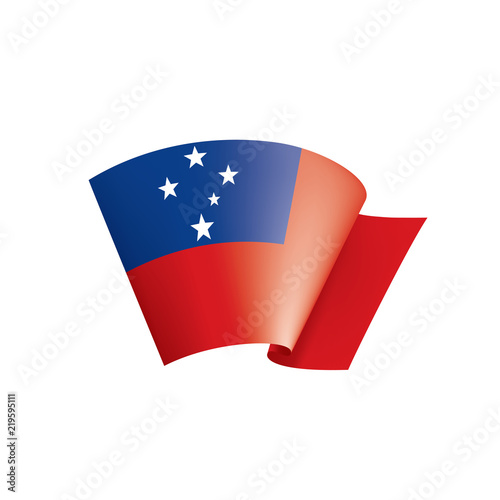 Free Download Samoa flag, vector illustration on a white background. - GFXLoad