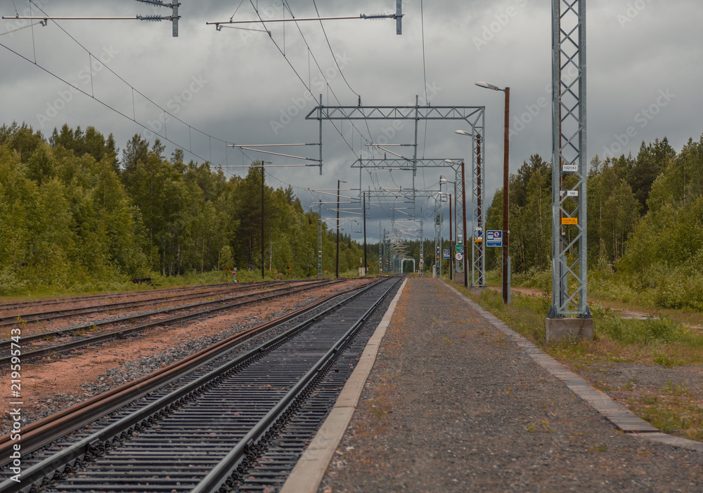 Misi Finland, small train station