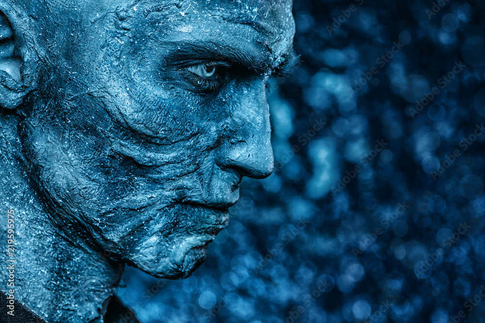 Fotografie profile of cold warrior