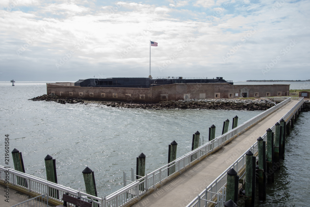 Dock at Fort Sumter