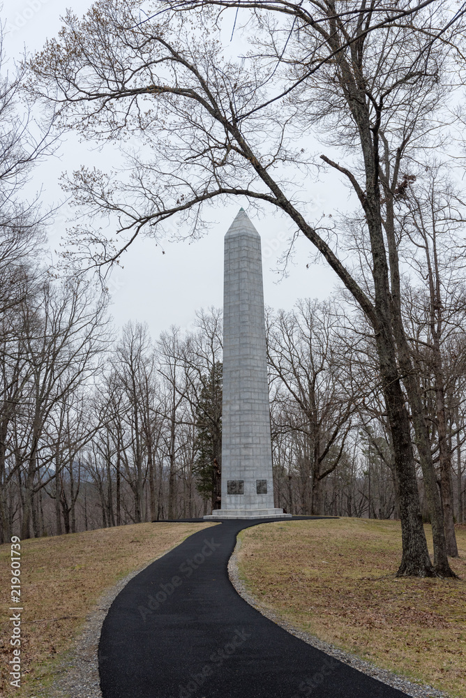 Obraz premium Kings Mountain Obelisk