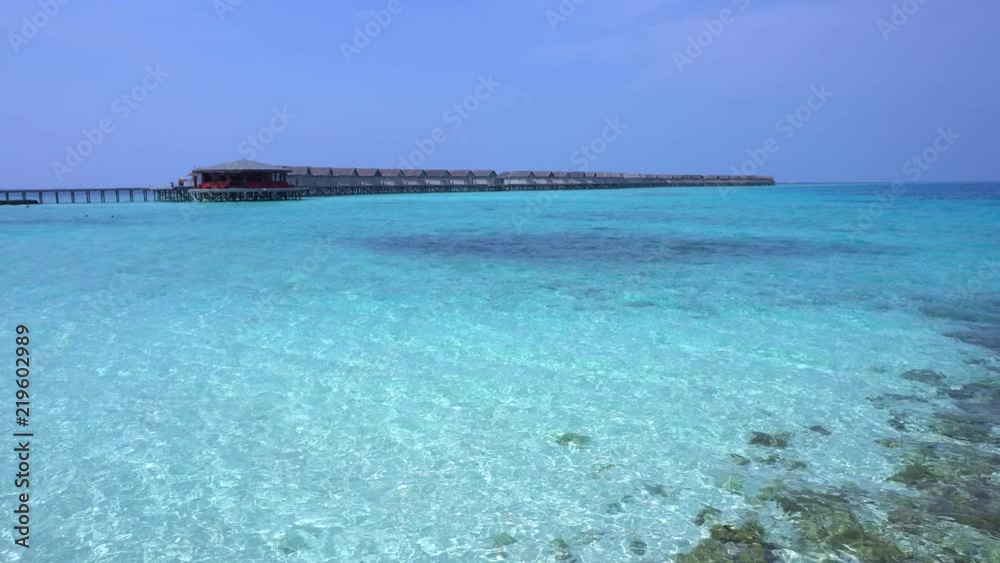 Tropical travel destination with pristine shore Tropical travel destination with pristine shore