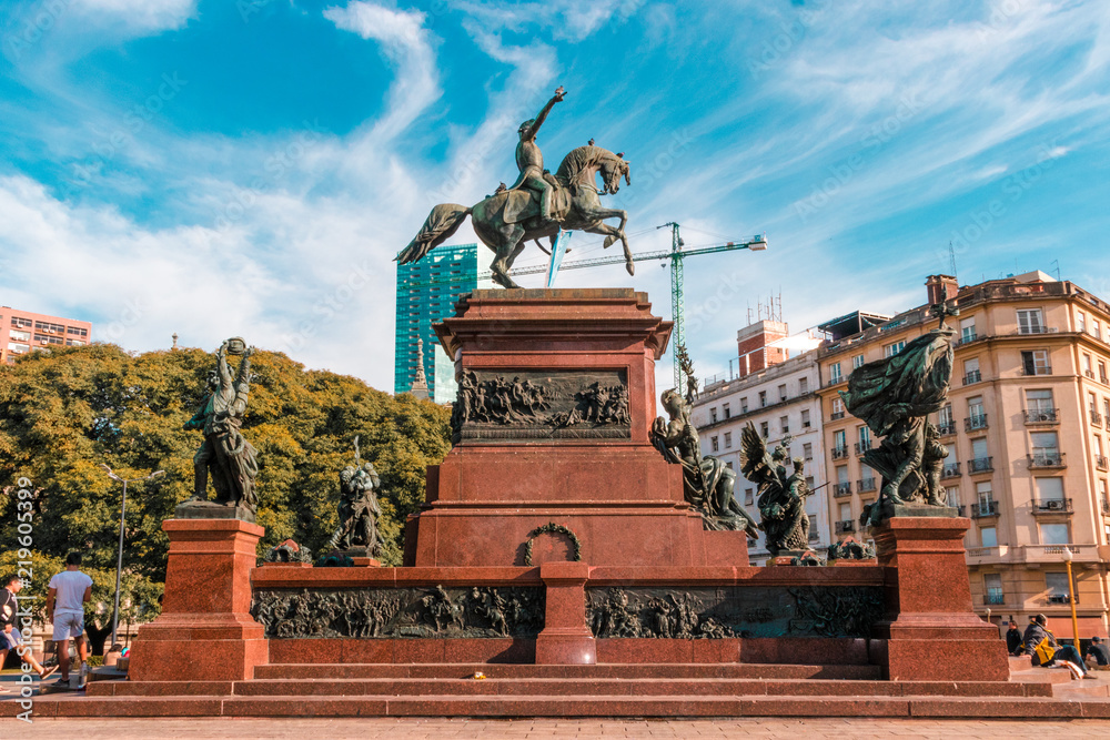 Fototapeta premium Plaza San Martin - Buenos Aires