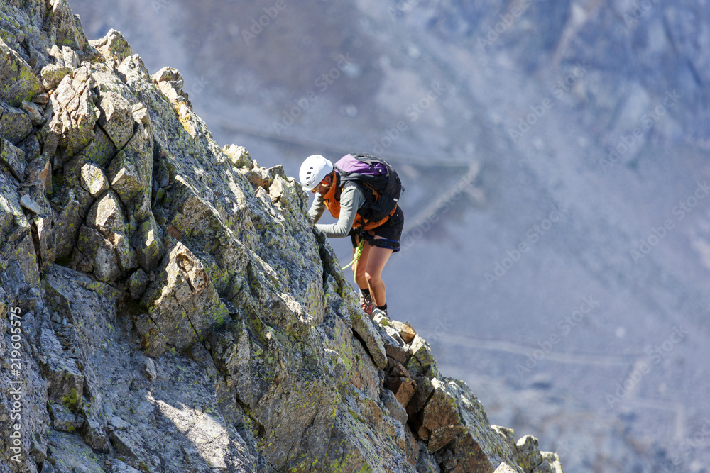 Alpinistes dans le Mercantour