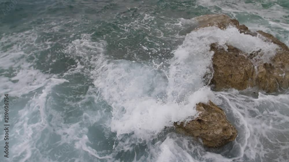 breaking waves over rock in slow motion 180fps breaking waves over rock in slow motion 180fps
