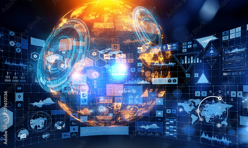 Innovative technology background