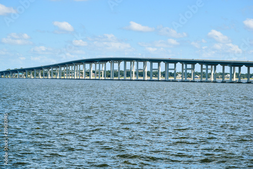 Biloxi Bay Bridge connecting Ocean Springs and Biloxi, Mississippi © seliveoak