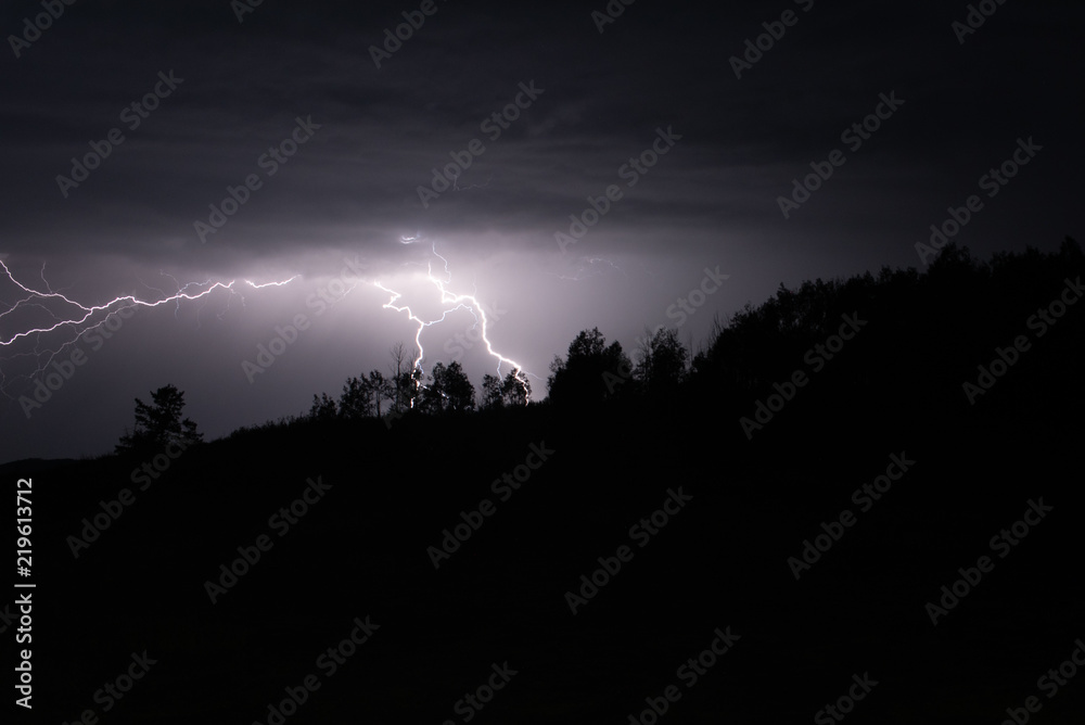 Lightning storm in the utah mountains 3 Lightning storm in the utah mountains 3