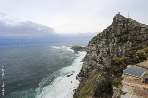 Cliffs by the Cape of Good Hope near Cape Town, South Africa