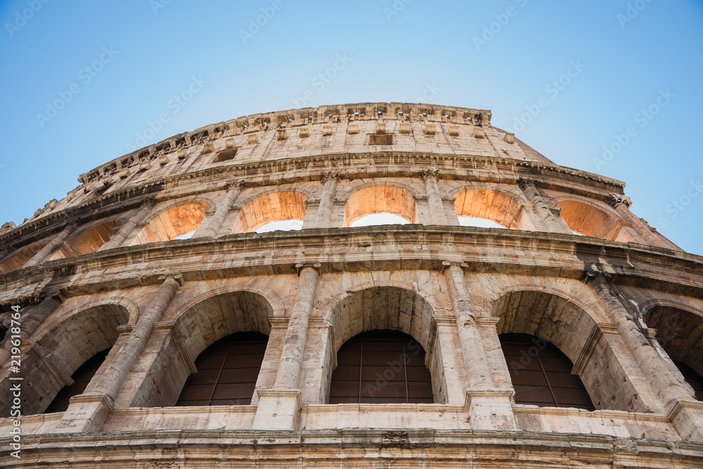 Picture of the Colosseum in Rome, Italy