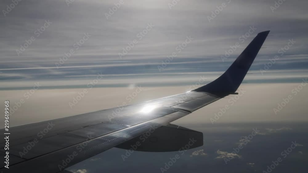 Flight over clouds Flight over clouds