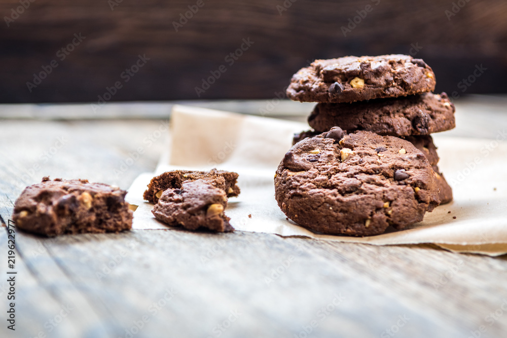 Fototapeta premium chocolate chip cookies