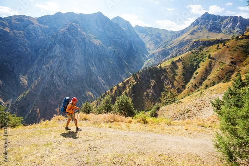 Hike in Uzbekistan photo