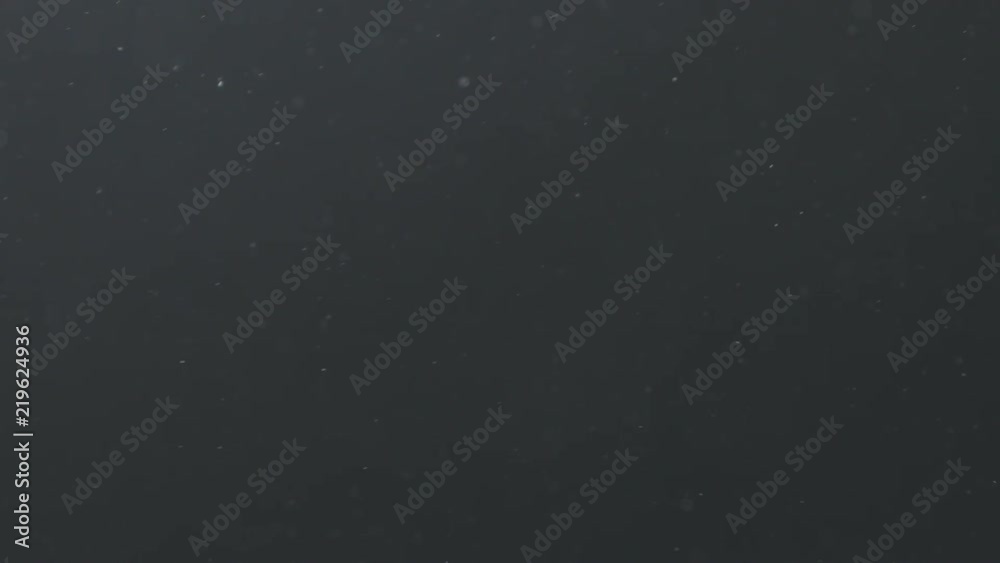 Slow motion backlit dust particles floating in the air on a black background Slow motion backlit dust particles floating in the air on a black background