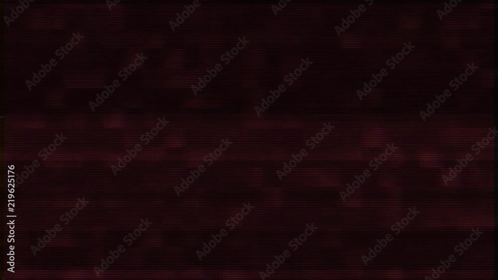 LCD screen glitch noise interference background loop for logo animation ...